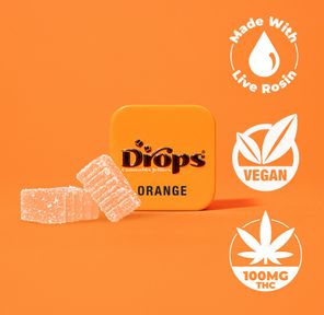 Drops Singles Orange Gummies 100mg