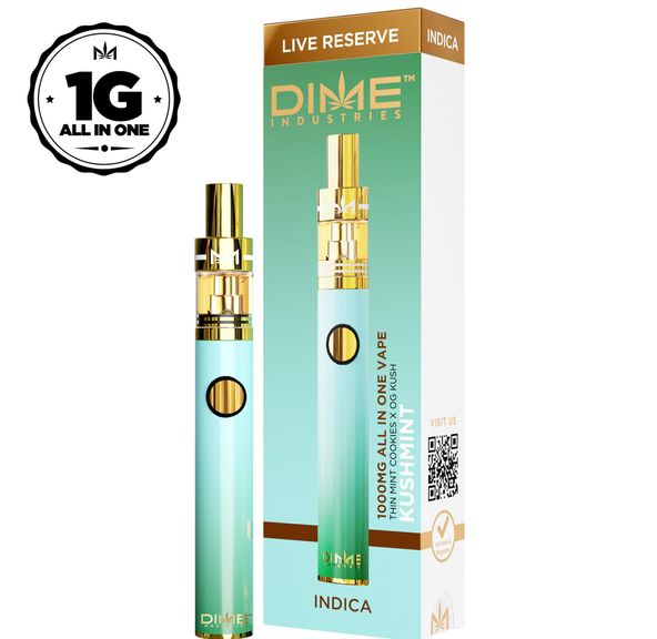 Dime Live Reserve - Kush Mint - 1000mg All-in-One