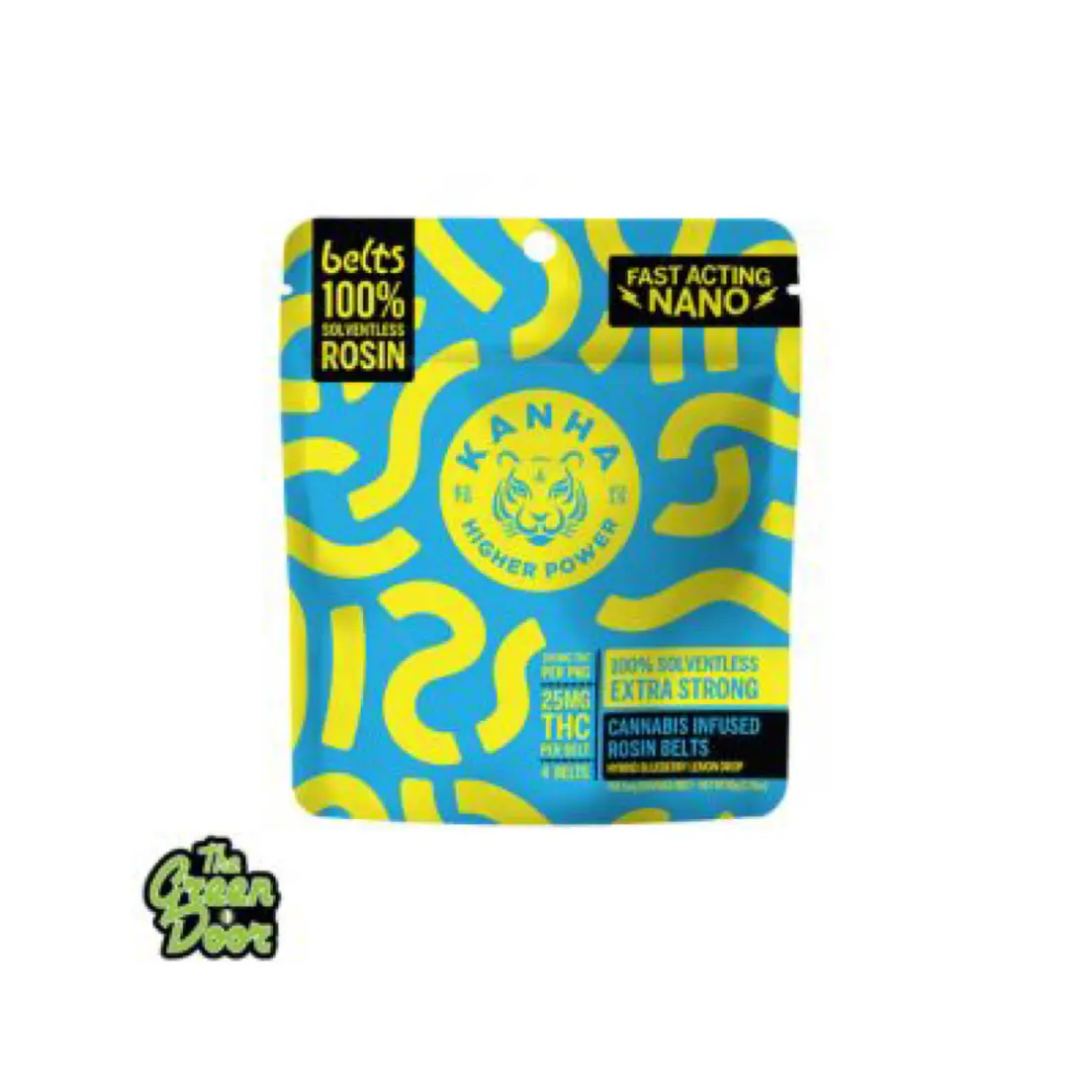 KANHA - Blueberry Lemon Drop - Live Rosin Belts - 4Pk - 100mg