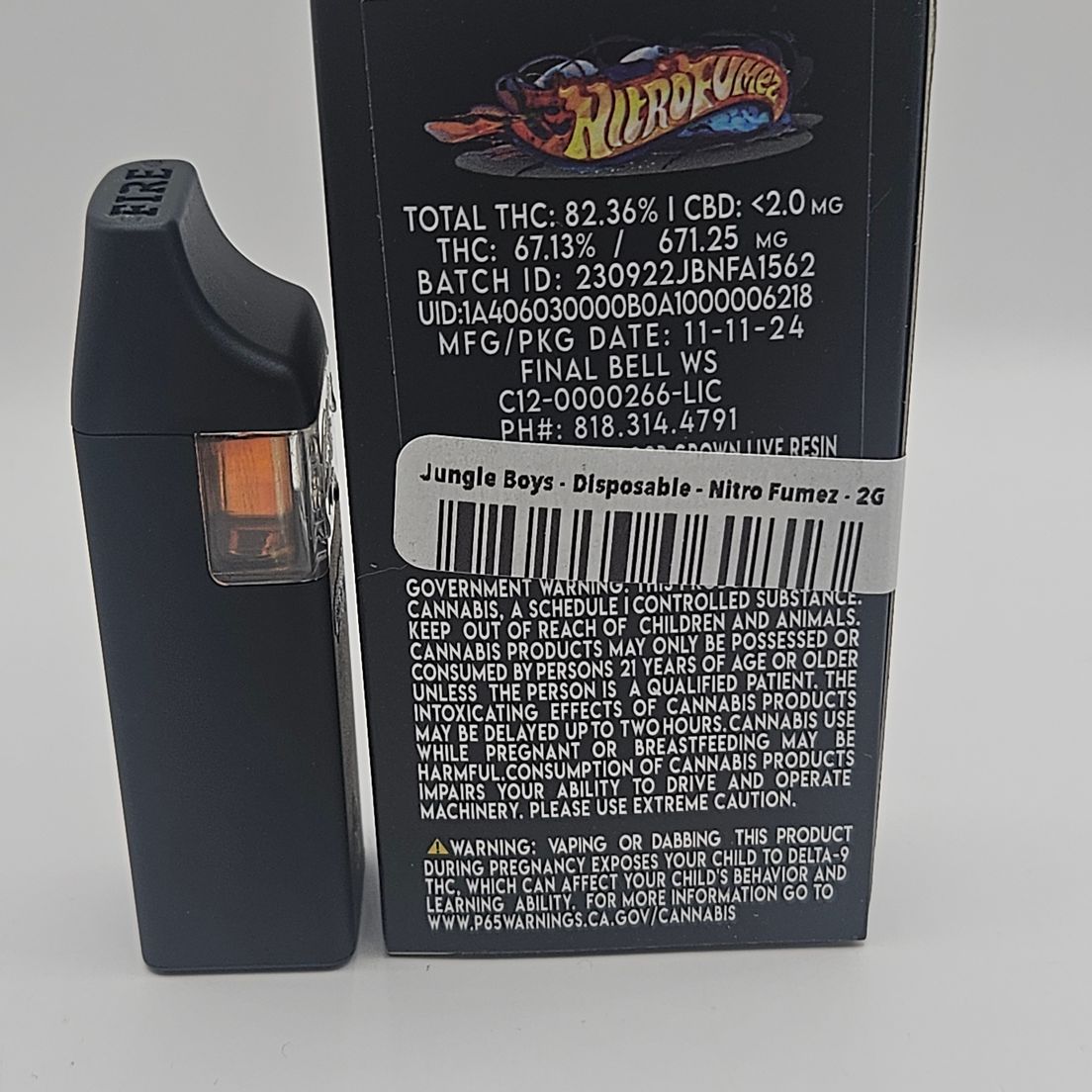 Jungle Boys - Disposable - Nitro Fumez - 2G