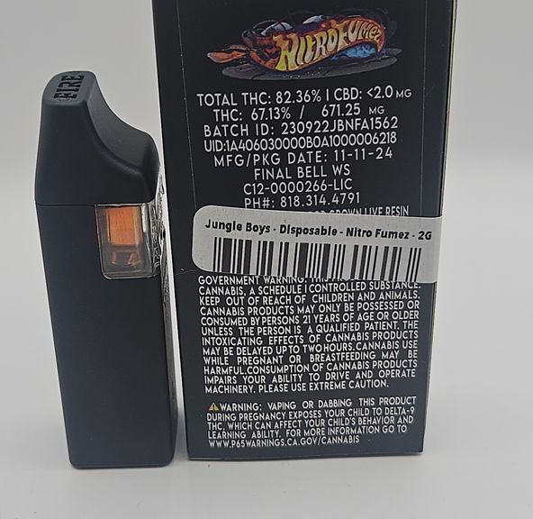 Jungle Boys - Disposable - Nitro Fumez - 2G