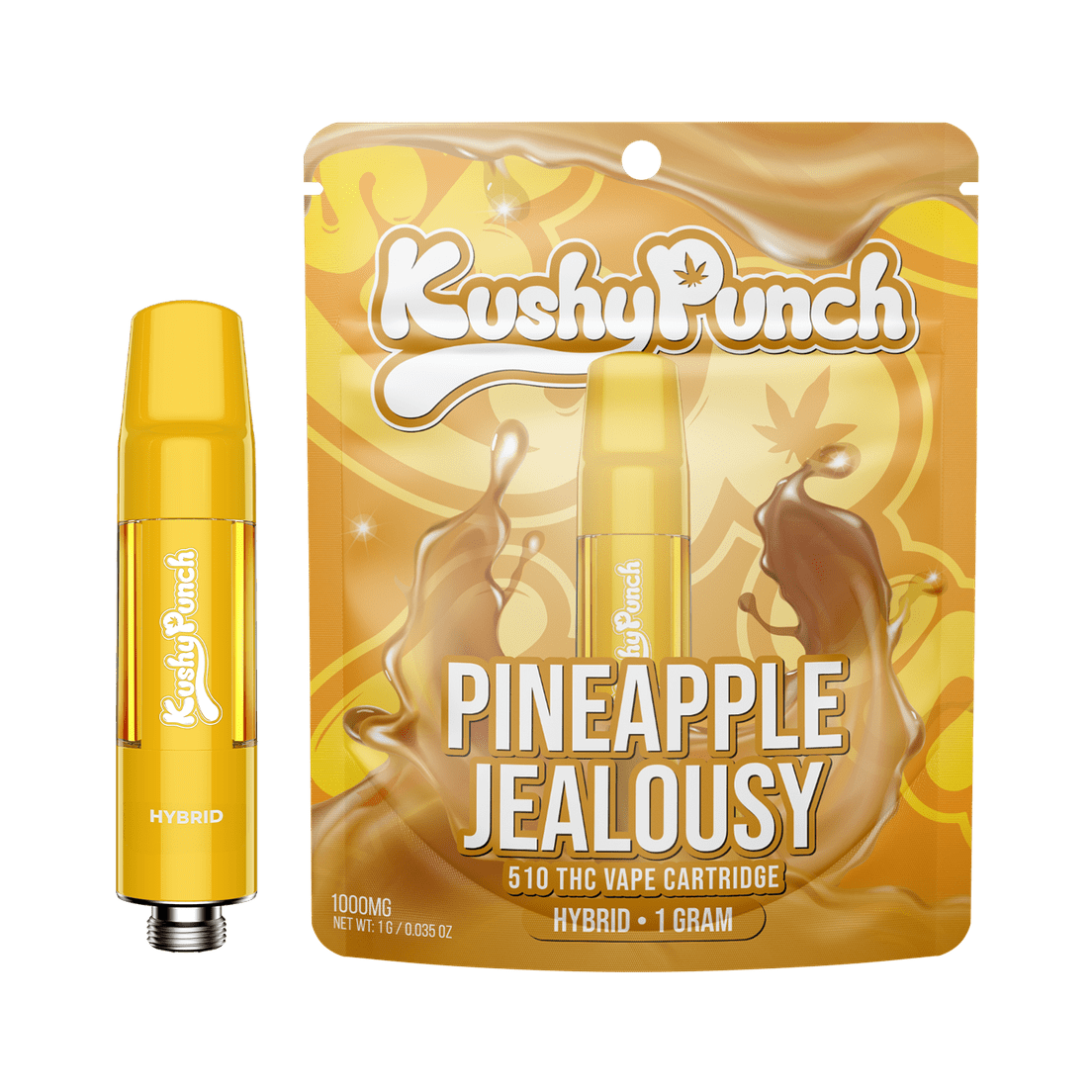 Kushy Punch | Vape Cart | 1g | Pineapple Jealousy
