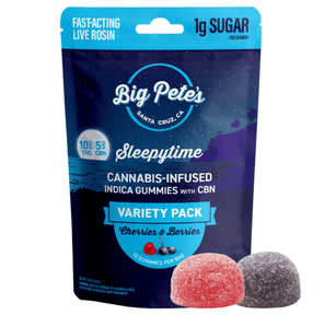 Cherries & Berries Sleepytime Fast-Acting Gummies - 2:1 10pk (Indica) 50.00 g