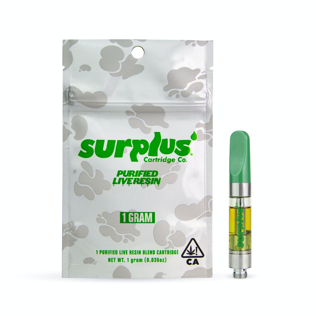 Surplus Vape Cartridge Grapes Crush Cartridge 1g