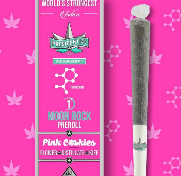Presidential Moon Rock Preroll - Pink Cookies (1g)