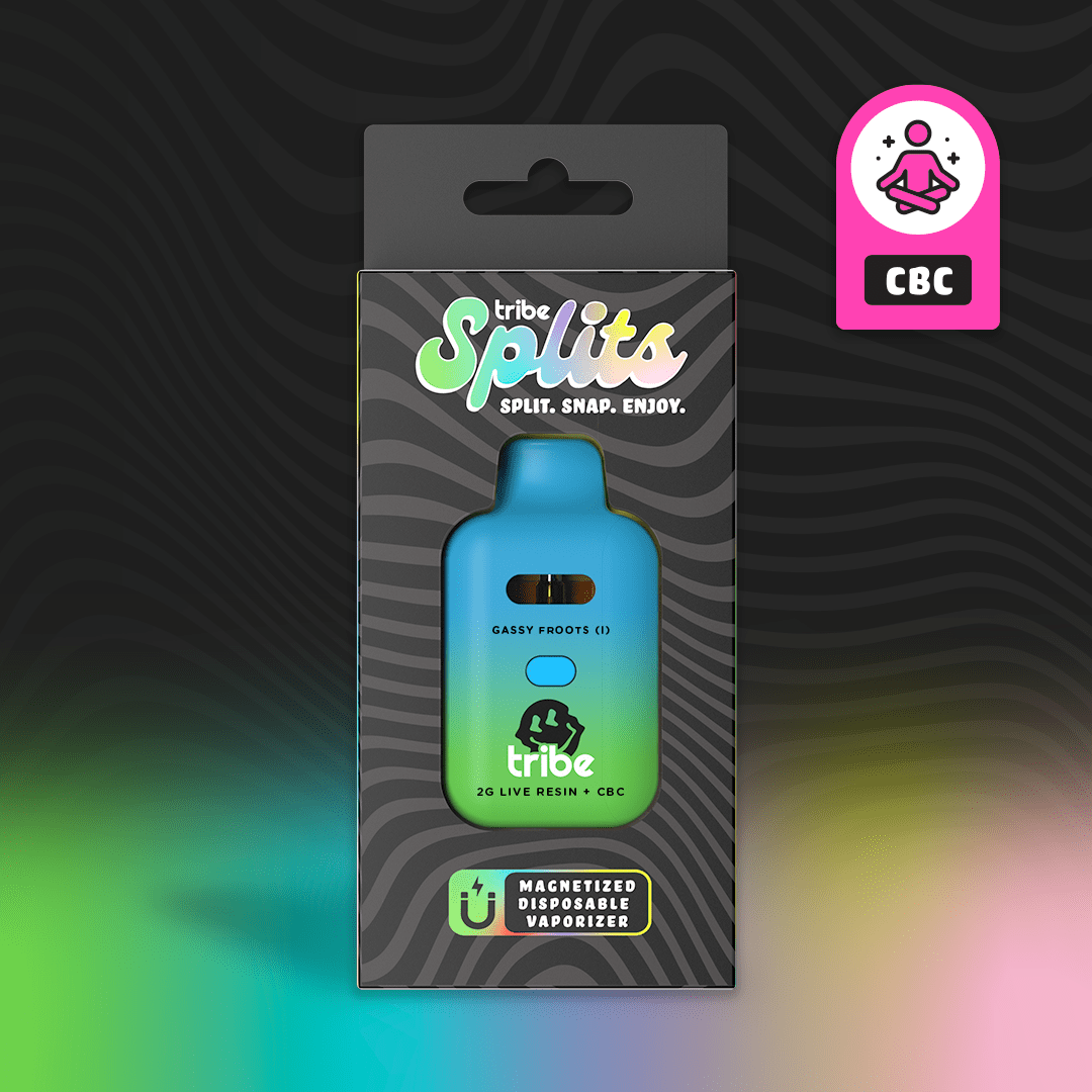 TRIBE SPLITS 2G FROZEN GUSHERS LIVE DIAMOND DISPOSABLE (FLAVOR PODS SOLD SEPERATELY)