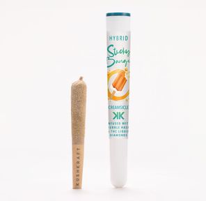 1 x 0.5g Infused Sticky Banger Pre-Roll Hybrid Creamsicle by KushKraft