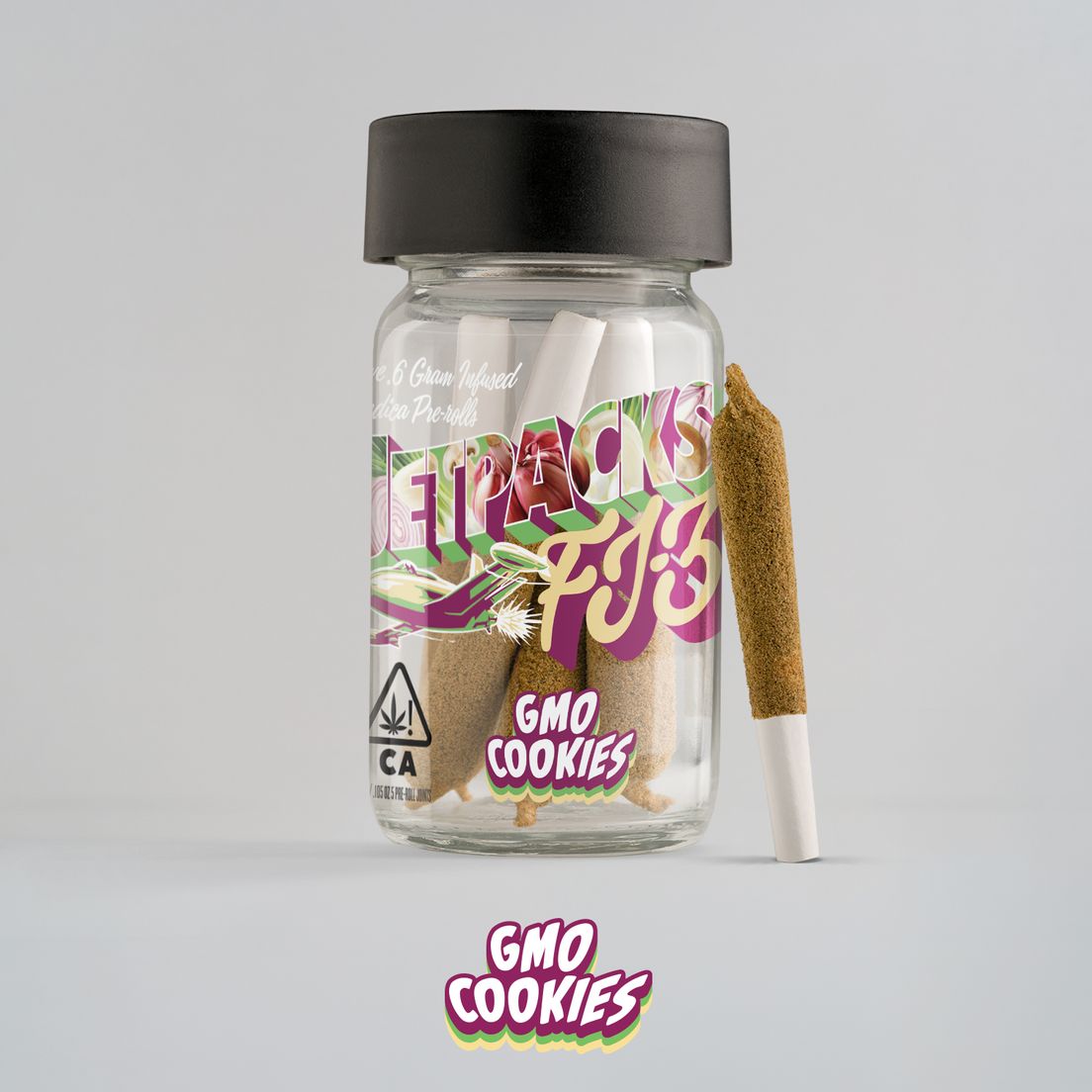 GMO Cookies FJ-3 (.6g Infused Preroll 5pk)