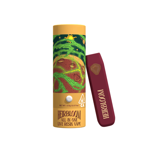 Heirbloom | AIO Vape | .5g | Live Resin | Orange Crush