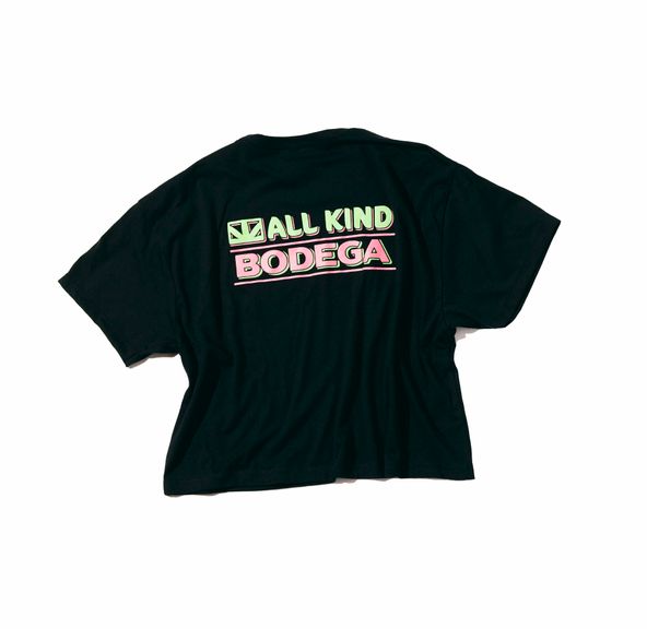 All Kind Bodega Crop Top (Black) XS