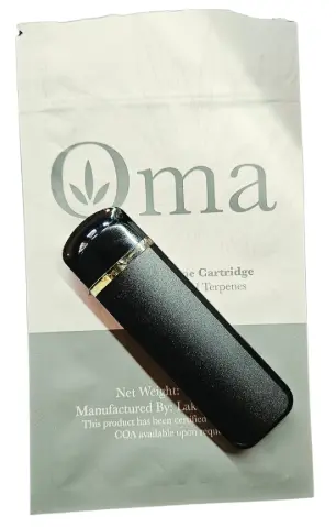 .Jack Herer 1g Disposable Oma Reuseable Body With Tank Attachment