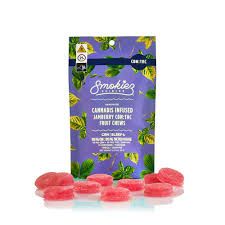 Smokiez SOUR Jamberry CBN:THC 1:1