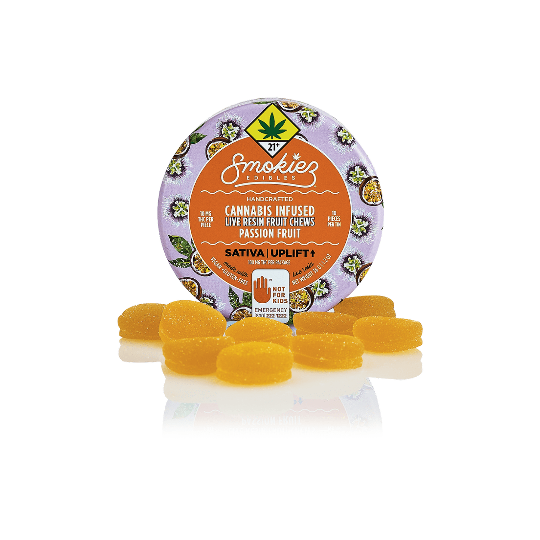 Smokiez LR Gummies Passion Fruit 100mg