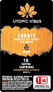 Utopic Vibes - Create 1g Vape Cartridge