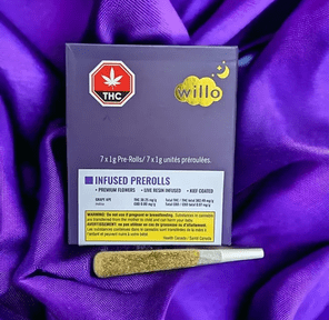 INFUSED PRE ROLLS (7x1g) - WILLO - Flower - Indica