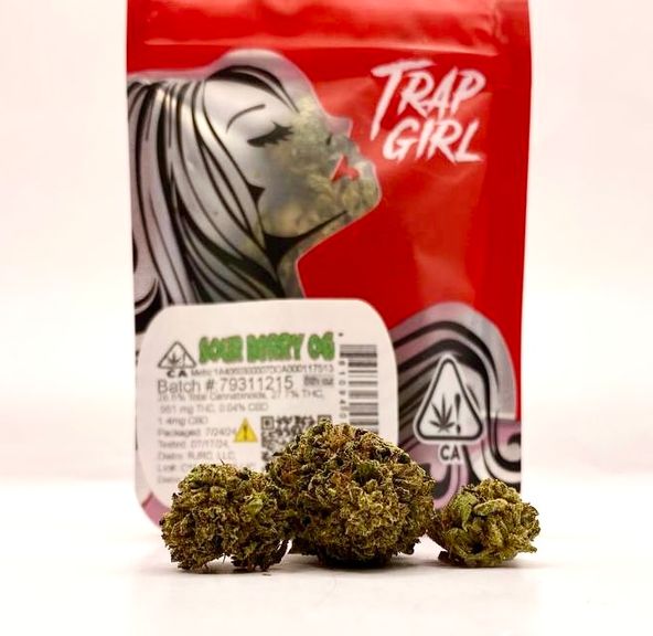 PRE-ORDER ONLY *BLOWOUT DEAL! $25 1/8 Sour Berry OG (27.7%/Hybrid) - Trap Girl