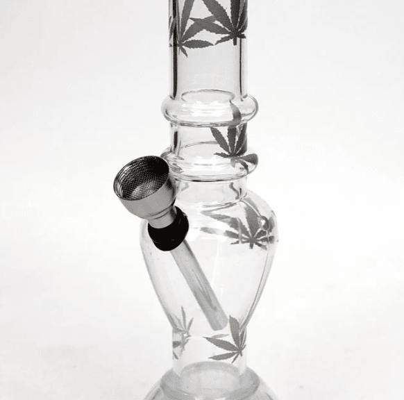 7" Acrylic Bong With Grinder