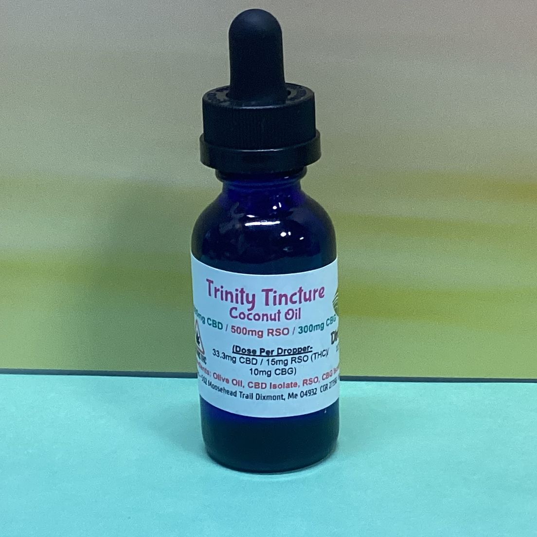 Dirt Road Acres- Trinity- Tincture- 1000mg CBD/500mg RSO/300mg CBD