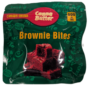 Canna Butter Brownies Bites - 600mg