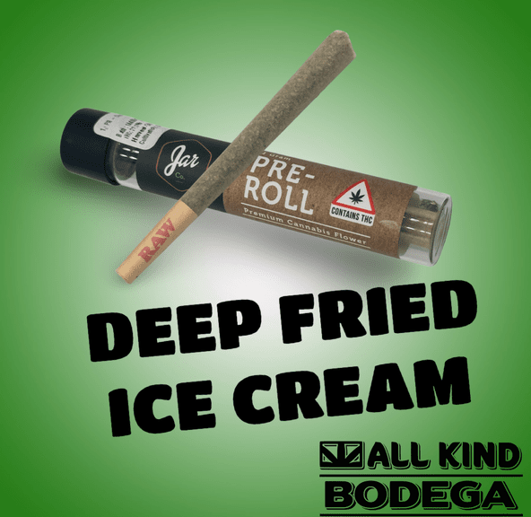 Deep Fried Ice Cream 1g Preroll (@jarcannabis2.0)