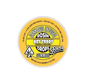 3 Bros - Hot Toddy 2:1 THC:CBN Rosin Drops - 150mg