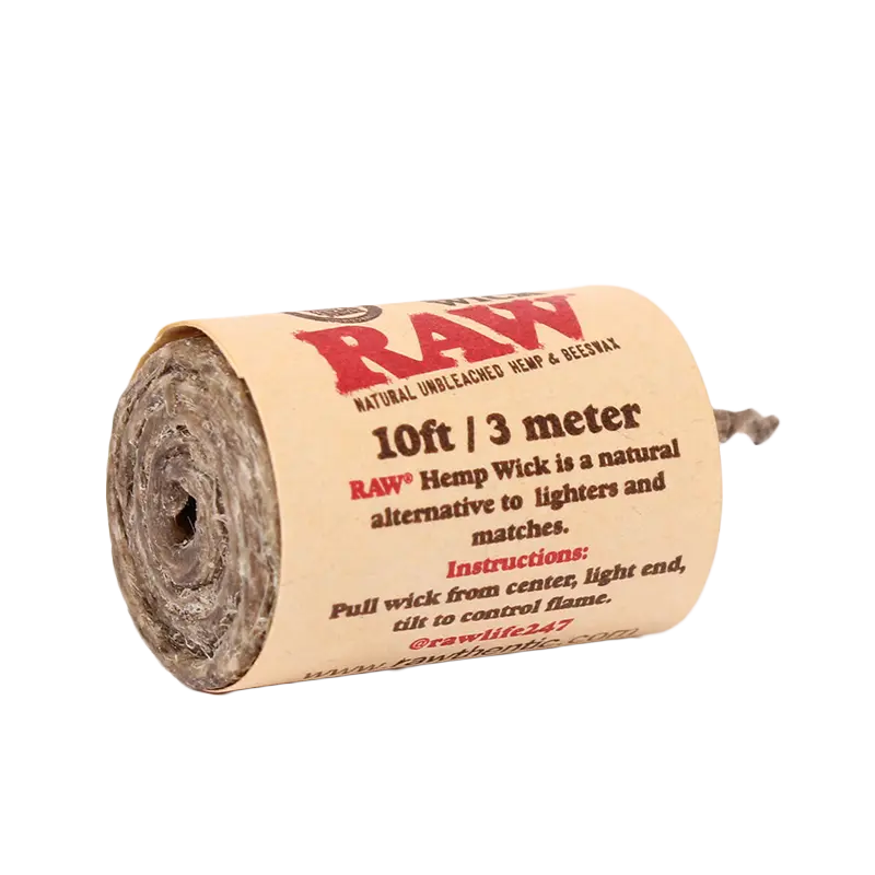 RAW Hemp Wick, 10ft