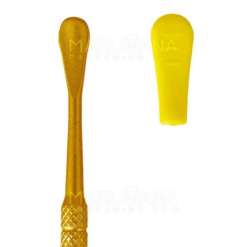 5" GOLD STAINLESS STEEL DABBER W/ SILICONE TIP