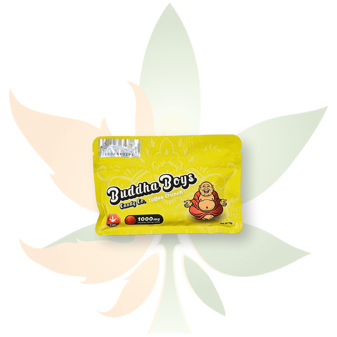 Buddha Boys - 1000mg THC Chocolate Bar - Toffee Crunch