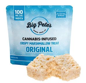 Big Pete's Marshmallow Rice Crispy Treat Indica 100mg
