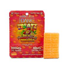 Dank Treatz | Passion Fruit Pineapple | Gummy Bar | 100MG