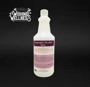 Crystal Clean - 99% Isopropyl Alcohol | Keep Your Glass Spotless | 16oz