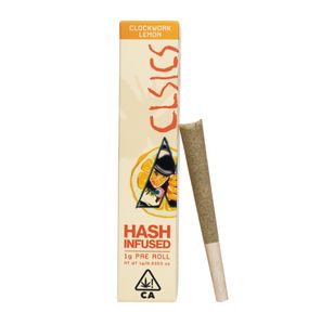 CLSICS Hash Infused Pre-roll Clockwork Lemon 1g