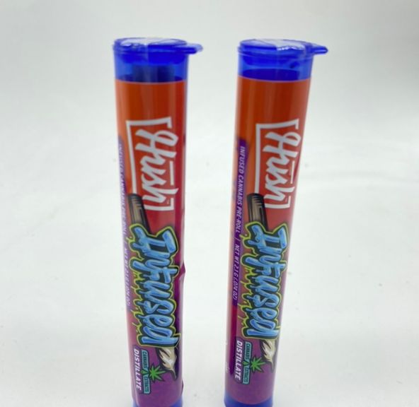 Blue Slushie (indica) - 1.5g Infused Preroll (THC 41%) by HUSH **Buy 2 for $40**