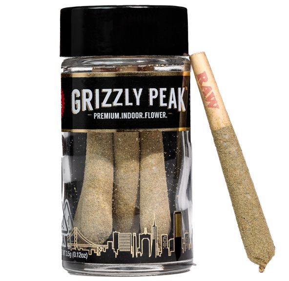 D. Grizzly Peak Cub Claws 5 x .7g Infused Pre Rolls - Pre$ure (I)