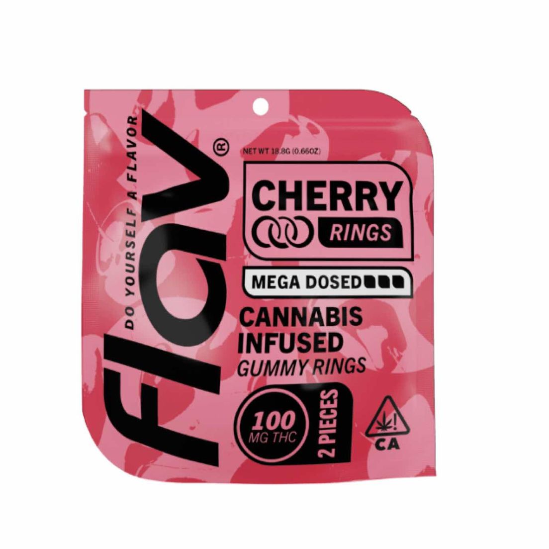 Flav - Macro Ring - Cherry - - 100mg