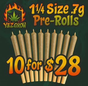 1¼ Size .7g Pre-Roll: Candy Gas (Hybrid) 10 Pack