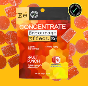 750mg THC Gummy (25mg THC:50mg Live Resina) - Fruit Punch