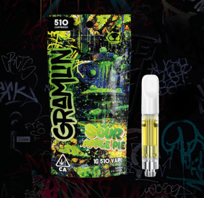 1g Sour Apple Pie (Sativa) Cartridge - Gramlin