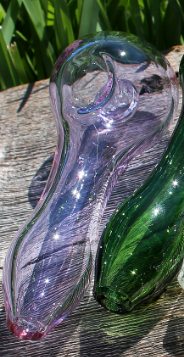 Kolas Branded Pipe Medium Clear Purple