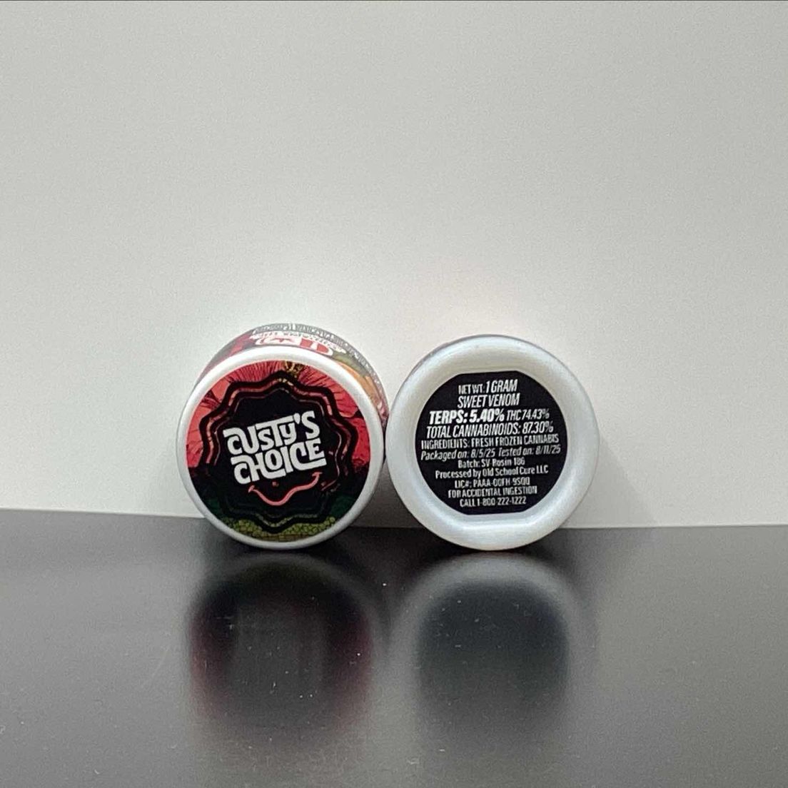 Custys Choice - 1g Live Rosin - Sweet Venom