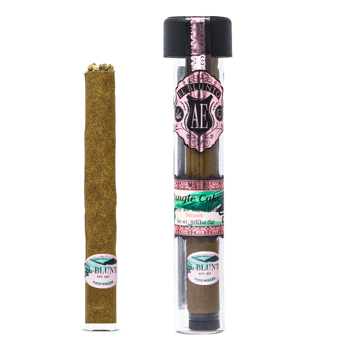 Albert Einstones - Rose Gold El Blunto - 2g - Infused Blunt - Jungle Cake