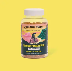 CF THC + CBD Mango Pineapple 5:1 Gummies, 40ct.