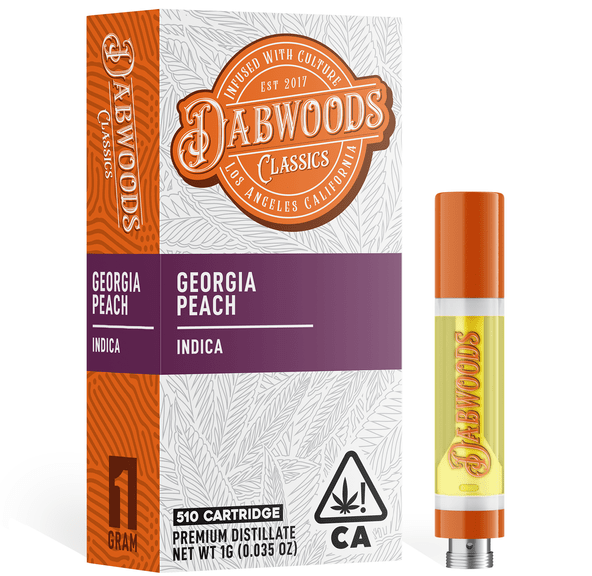 Dabwoods | Vape Cart | 1g | Distillate | Georgia Peach