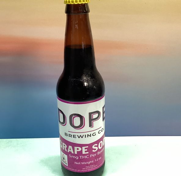 High Rollers- Grape- Dope Brewing- Drinks- Soda- THC- 5mg