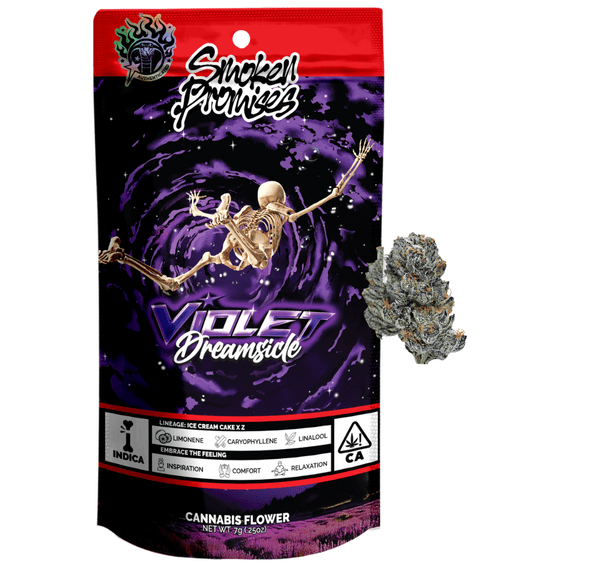 Smoken Promises | Flower | 7g | Smalls | Violet Dreamsicle