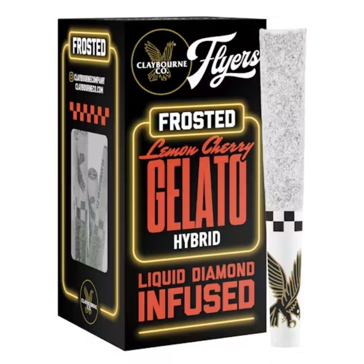 Lemon Cherry Gelato - Diamond Frosted Flyers Pre-Rolls