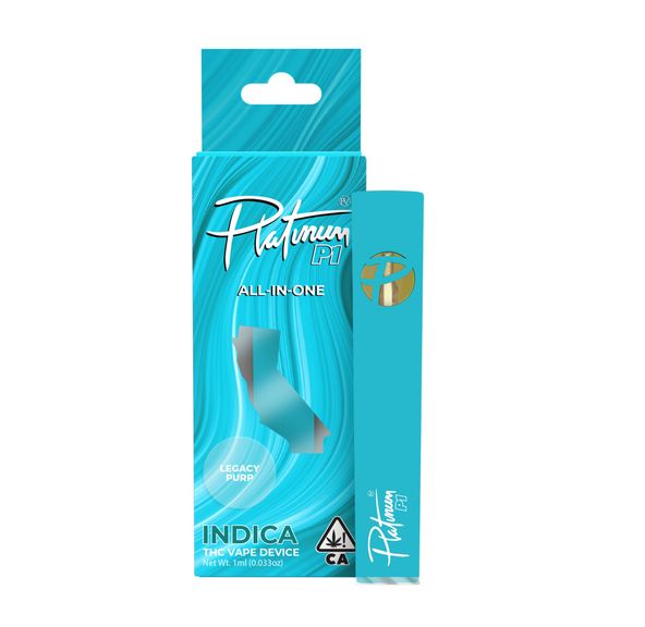 Platinum AIO Vape Legacy Purp 1g