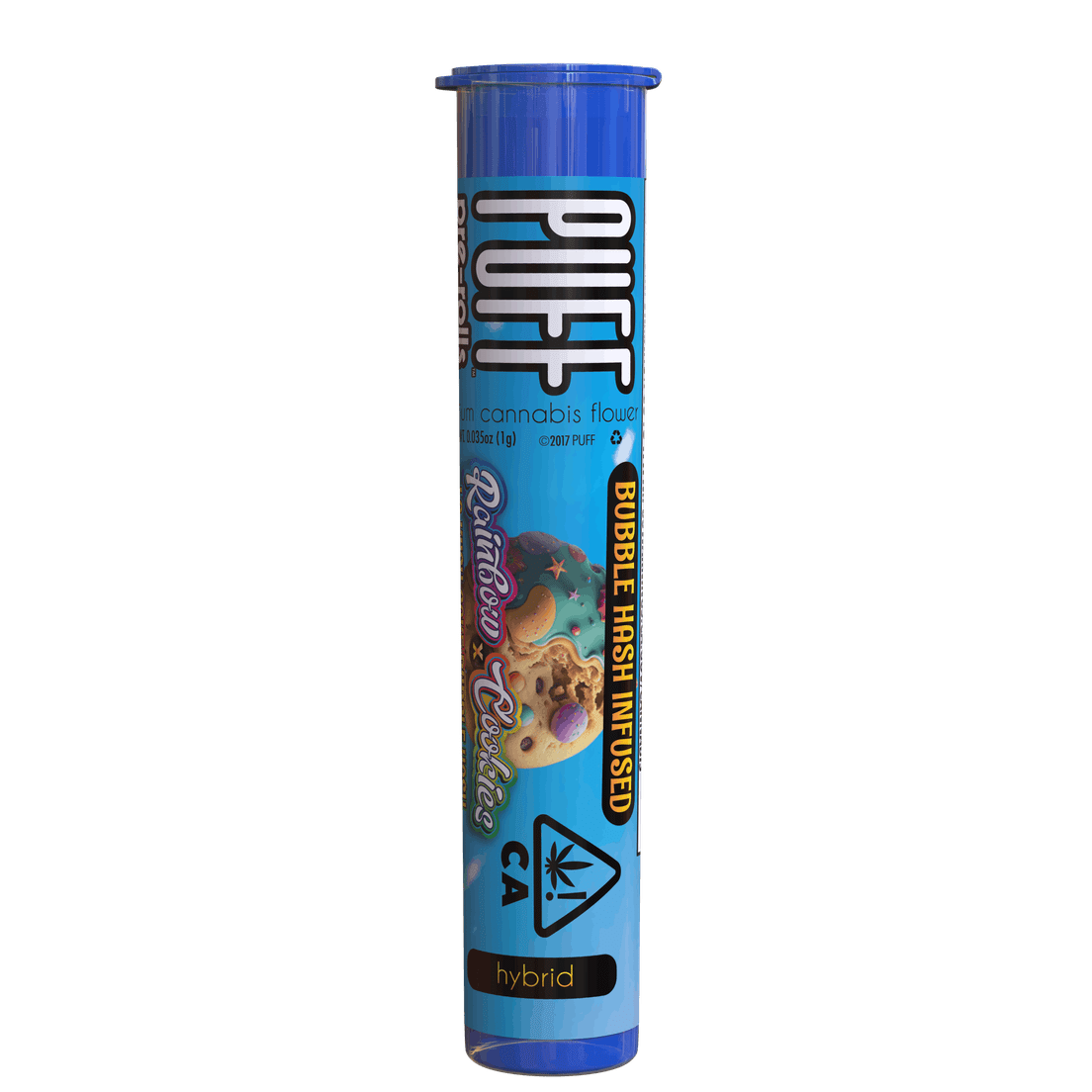 PUFF- RAINBOW COOKIES x LA KUSH CAKE 1G BUBBLE HASH PREROLL
