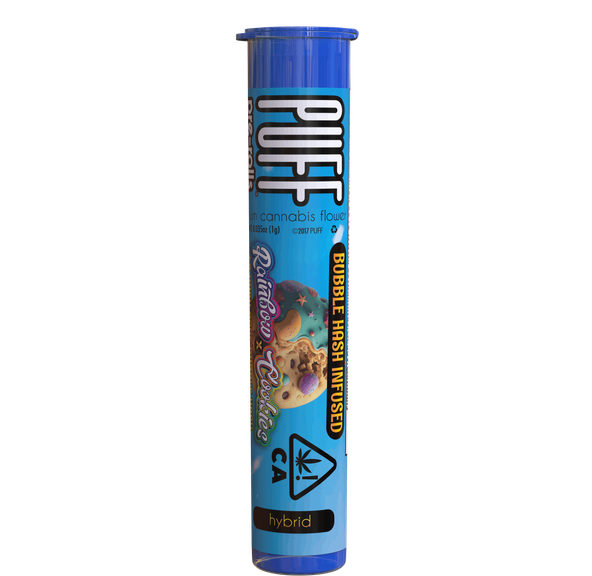 PUFF- RAINBOW COOKIES x LA KUSH CAKE 1G BUBBLE HASH PREROLL