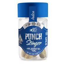 Punch Edibles & Extracts- Platinum OG Stingers 5PK Infused Prerolls 2.5g (I)
